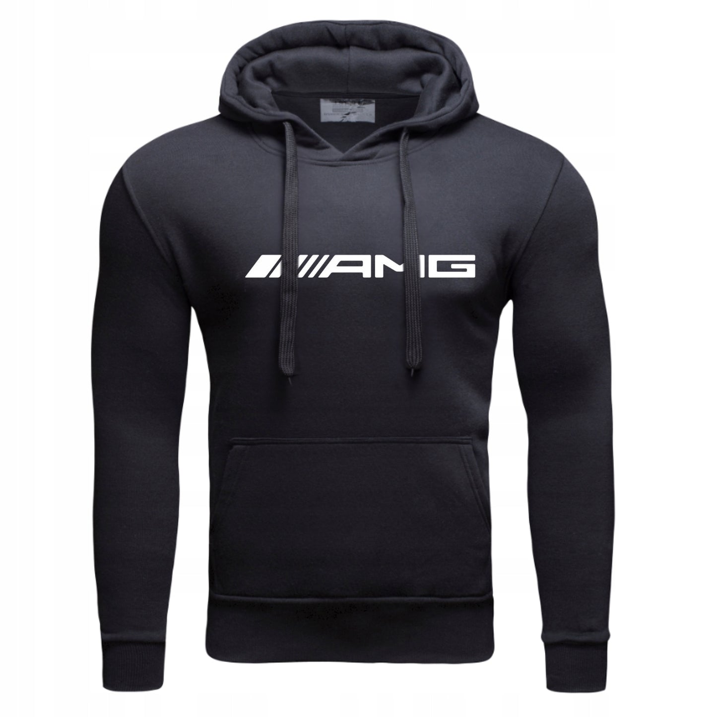 AMG NA PREZENT Męska Bluza Dresowa Z NAPISEM z kapturem z Nadrukiem