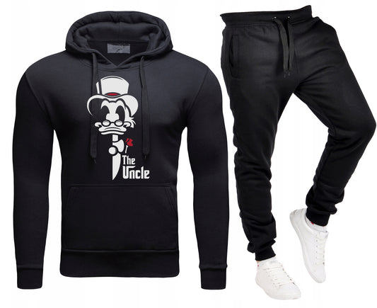 Męski Komplet Dresowy Kaczor Uncle Bluza z kapturem + Spodnie dresowe