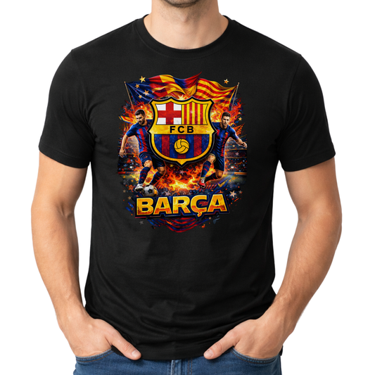 FC BARCELONA BARCA KOSZULKA T-SHIRT Z NADRUKIEM NA PREZENT IDEALNA