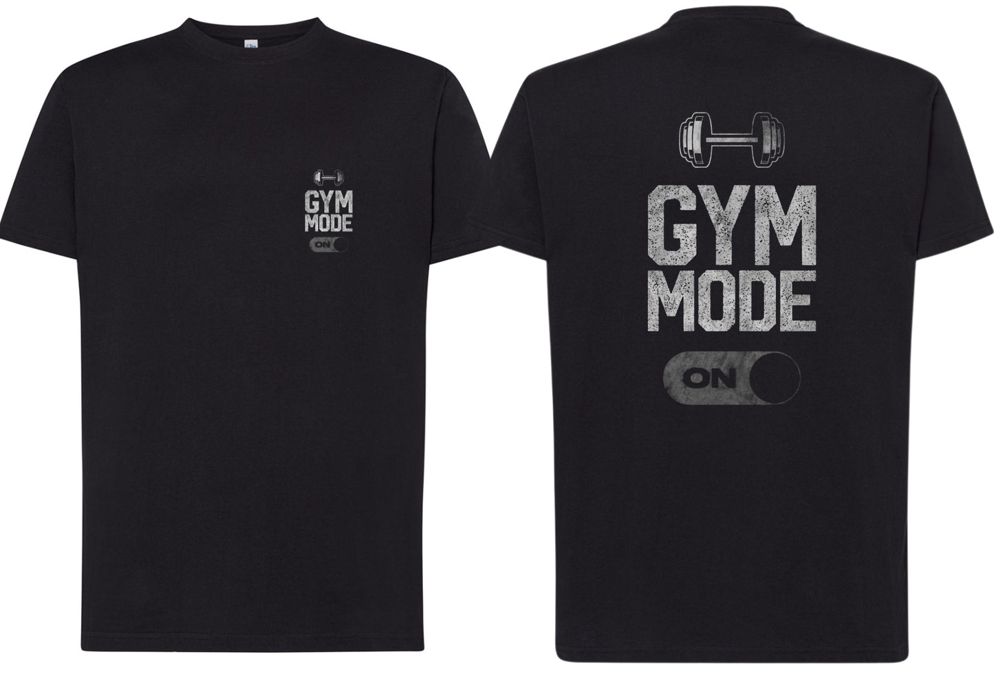 GYM MODE ON NA SIŁOWNIE KOSZULKA BAWEŁNIANA Z NADRUKIEM T-SHIRT MĘSKA 4XL