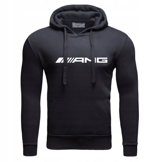 AMG NA PREZENT Męska Bluza Dresowa Z NAPISEM z kapturem z Nadrukiem