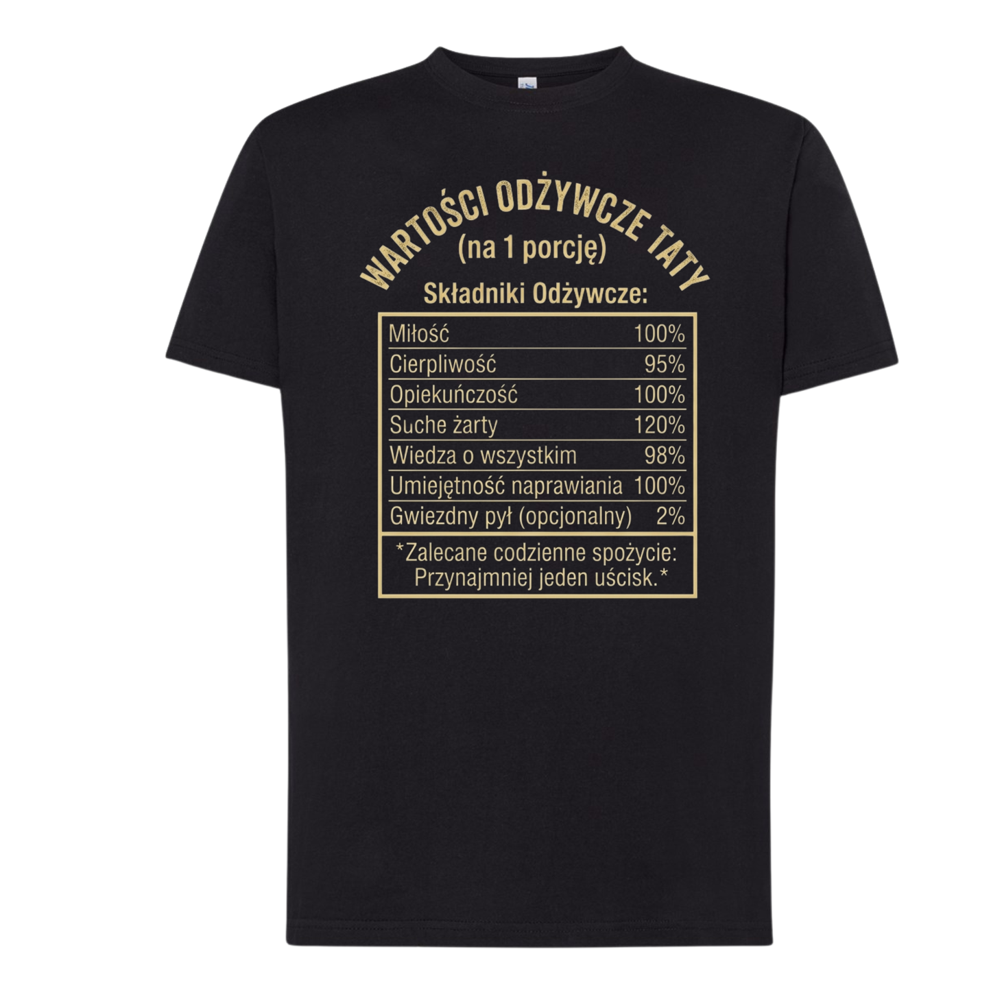 Koszulka T Shirt "Wartości Odżywcze Taty" – Prezent, który mówi wszystko dla Taty