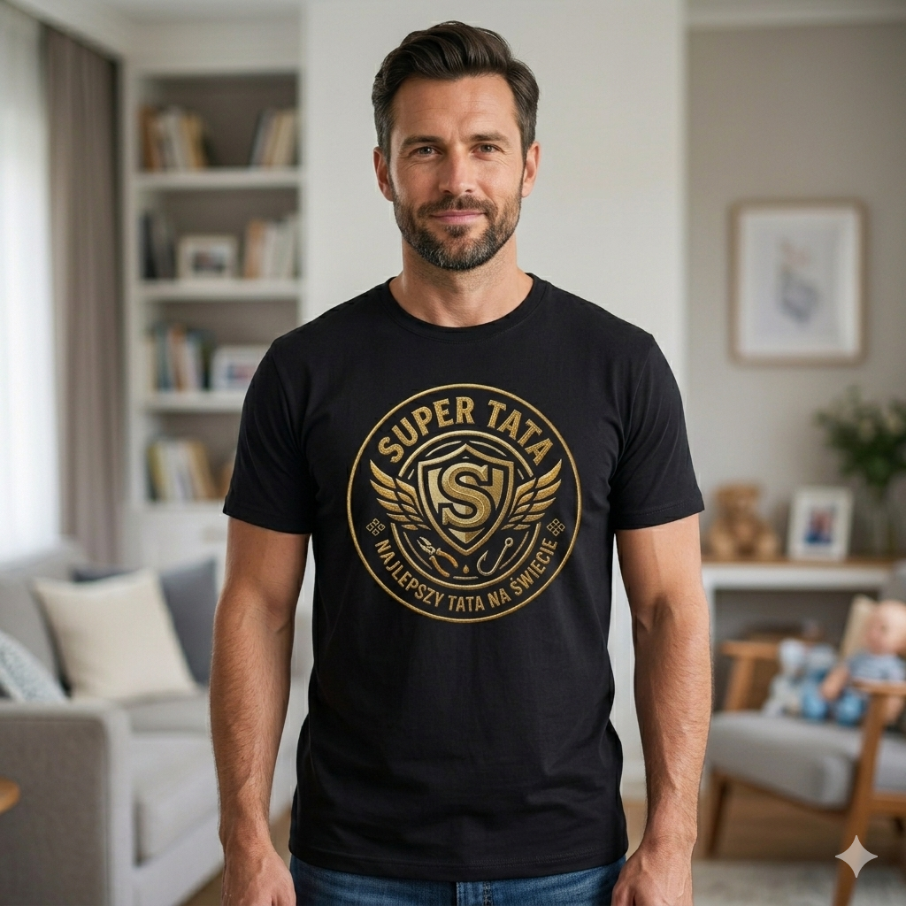 Koszulka T Shirt Super Tata – Prezent, który mówi wszystko dla Taty na Dzień Taty