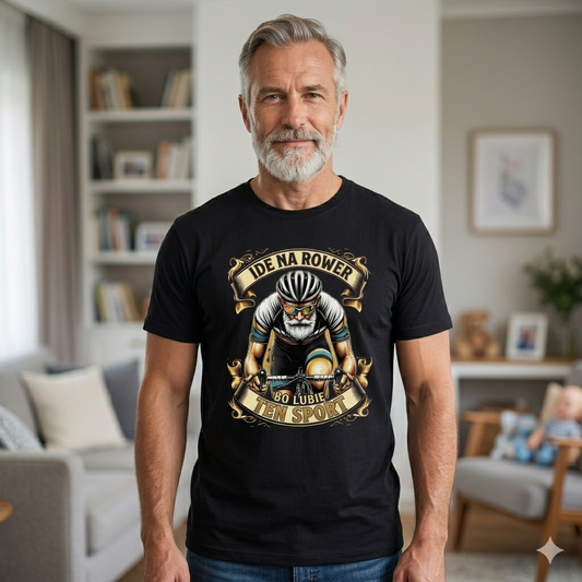 Koszulka Idę na Rowe Dla Kolarza z Charakterem. Koszulka z Rowerem