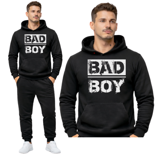 BAD BOY MESKI KOMPLET DRESOWY BLUZA Z KAPTUREM+SPODNIE DRIPO