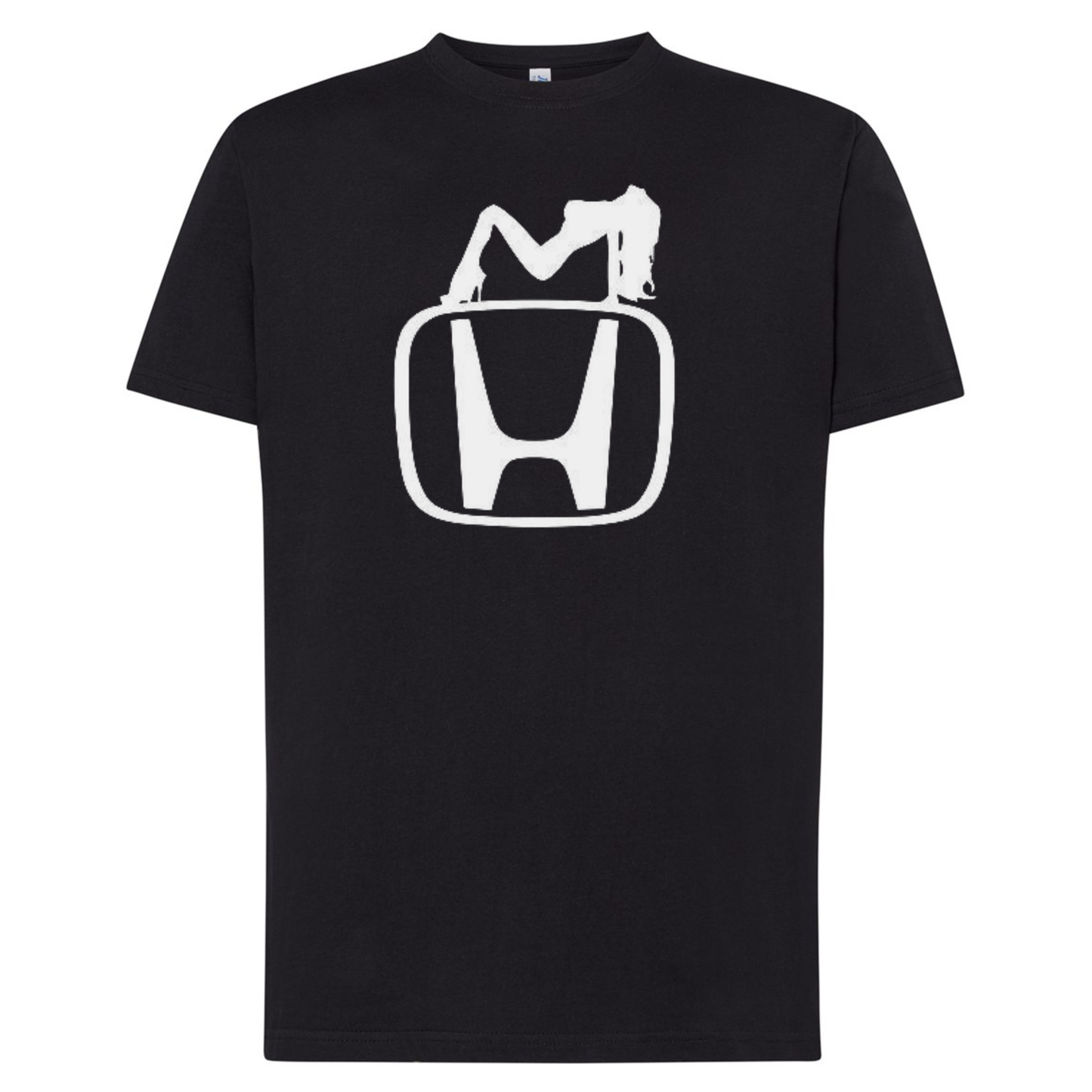 Motoryzacyjna Koszulka T-shirt męska z nadrukiem HONDA GIRL 100% Bawełna Rozmiary