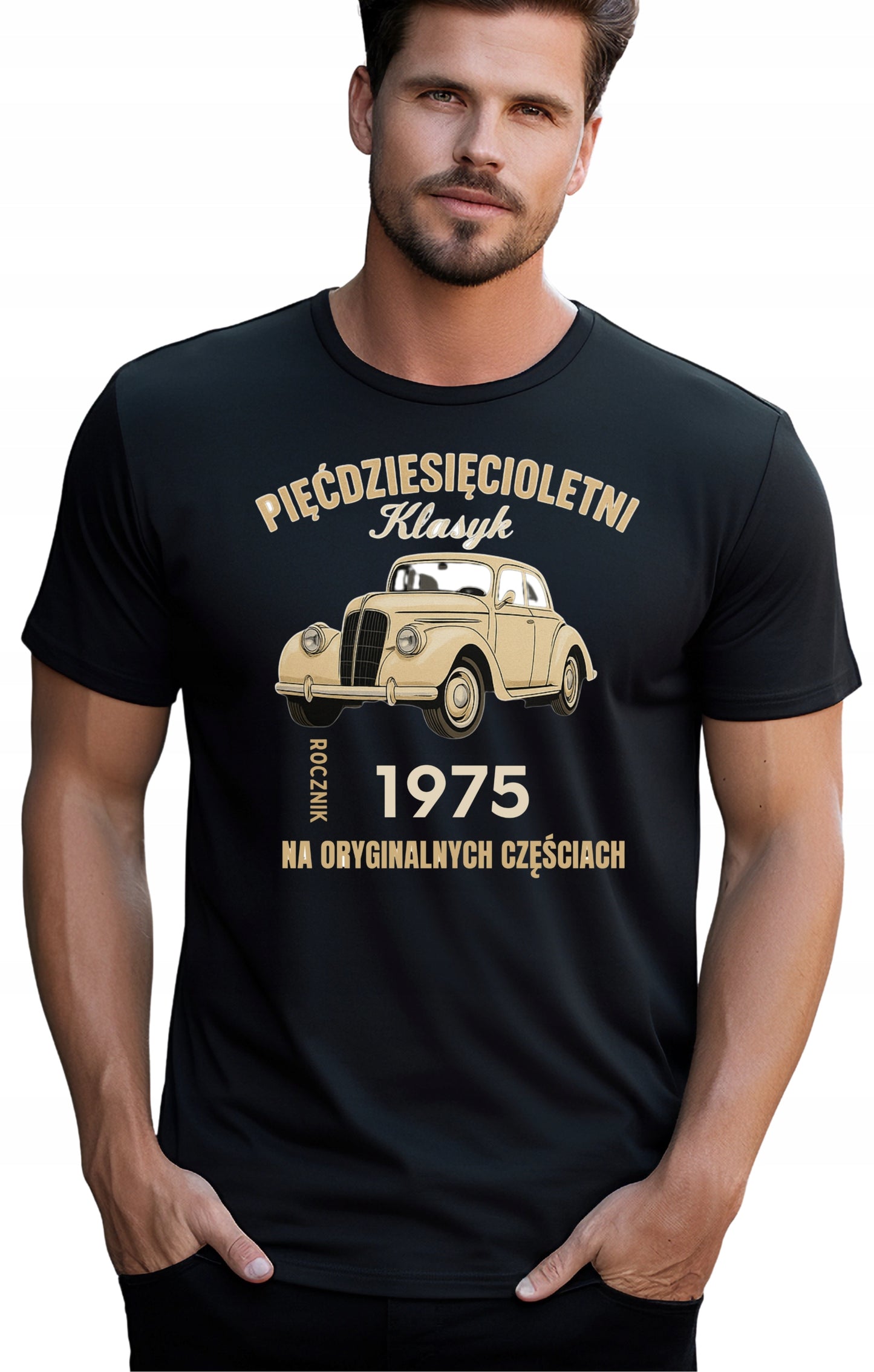 50 LATEK URODZINY KLASYK T-SHIRT NA PREZENT 100% BAWEŁNIANA KOLORY