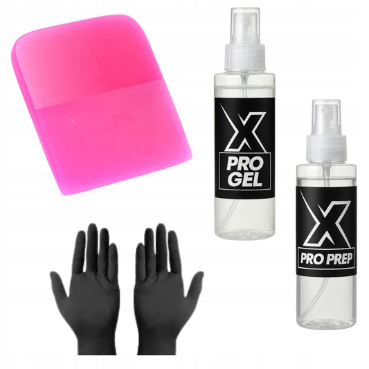 Profesjonalny Zestaw do Aplikacji Folii PPF XPRO , Rakla ,Żel, Odtłuszczacz